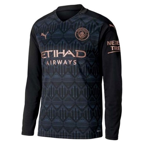 Tailandia Camiseta Manchester City 2ª ML 2020 2021